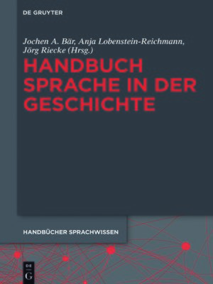 cover image of Handbuch Sprache in der Geschichte